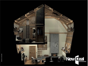 chalet à la vente -   74500  THOLLON LES MEMISES, surface 66 m2 vente chalet - UBI444001967